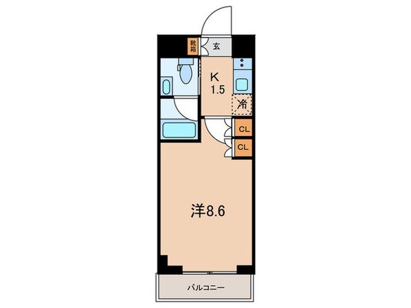 アリビオ学芸大学の物件間取画像